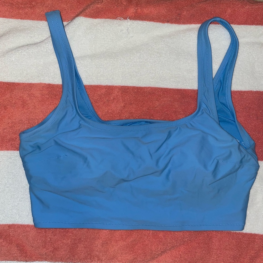 Blue Aerie bikini top